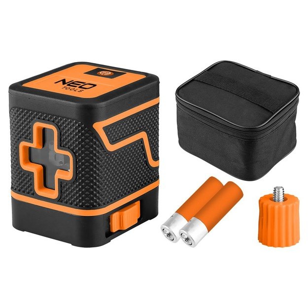 Cross laser level 15 m, zielony, etui