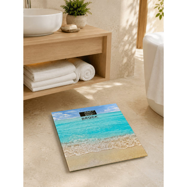 Brock BS 002 Bathroom Scale, 2xAAA Battery (included)