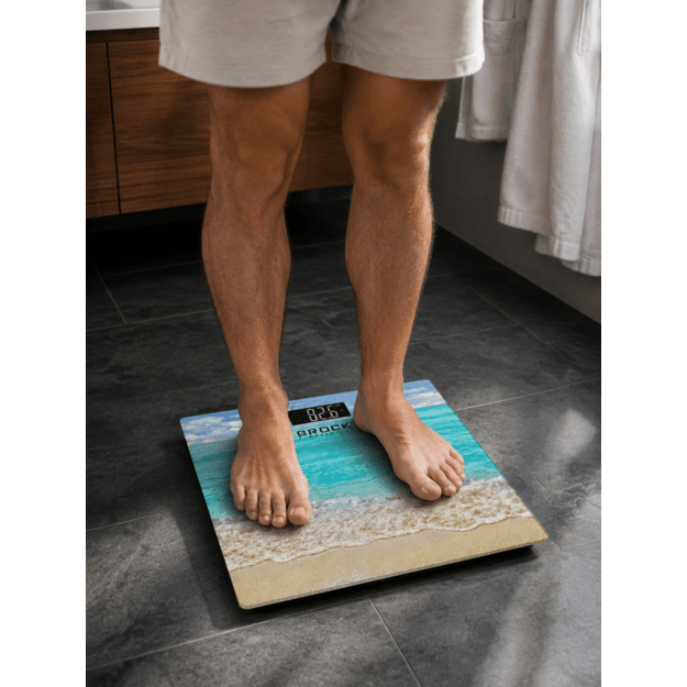 Brock BS 002 Bathroom Scale, 2xAAA Battery (included)