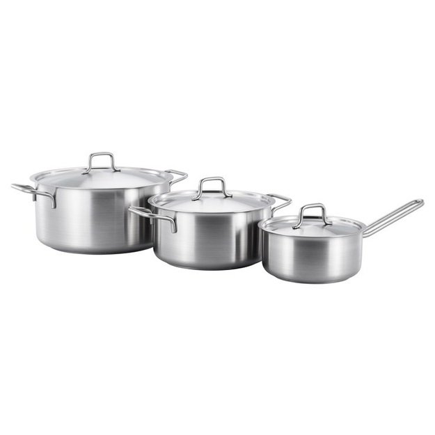 SET OF POTS 1.5/3/5L