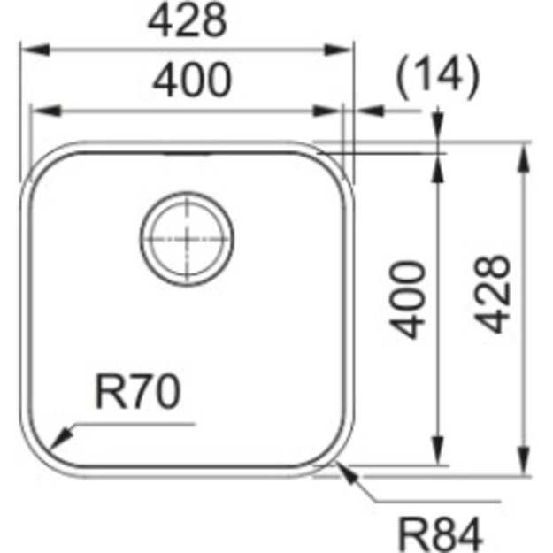 Plautuvė Franke SRX 110-40 122.0744.950