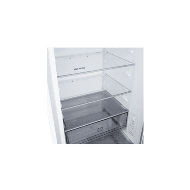 LG Refrigerator | GBBSJ10ESW | Energy efficiency class E | Free standing | Combi | Height 186 cm | Fridge net capacity 220 L | F