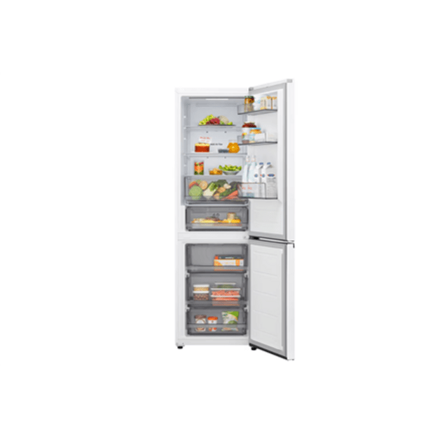 LG Refrigerator | GBBSJ10ESW | Energy efficiency class E | Free standing | Combi | Height 186 cm | Fridge net capacity 220 L | F