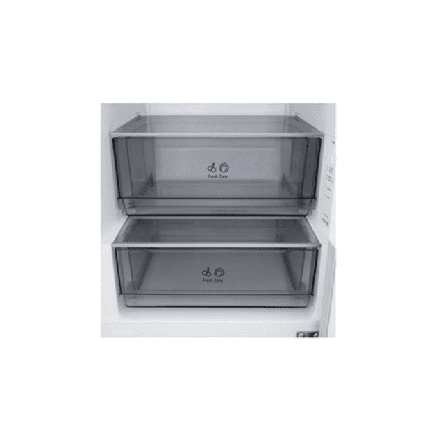 LG Refrigerator | GBBSJ10ESW | Energy efficiency class E | Free standing | Combi | Height 186 cm | Fridge net capacity 220 L | F