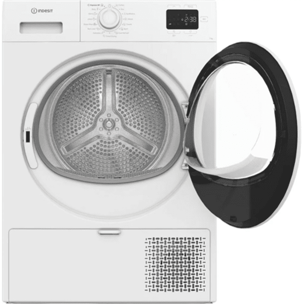 INDESIT Dryer Machine | C YSD 72D WW EE | Energy efficiency class E | Front loading | 7 kg | Heat pump | Digital | Depth 54.5 cm