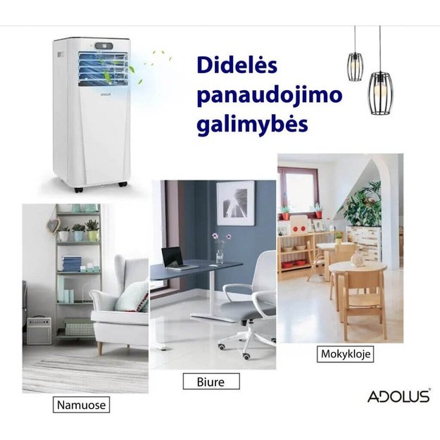 Mobilus oro kondicionierius ADOLUS ARCTIC A2600H su &scaron;ildymu