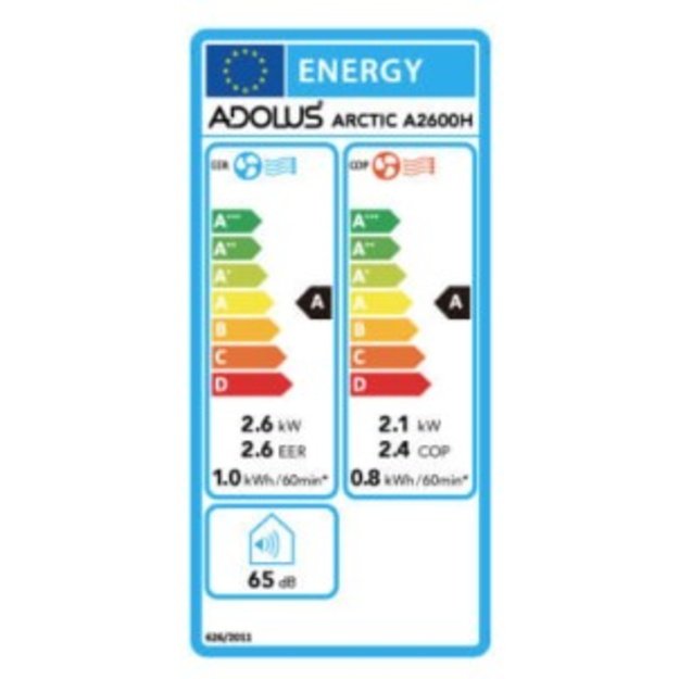 Mobilus oro kondicionierius ADOLUS ARCTIC A2600H su &scaron;ildymu