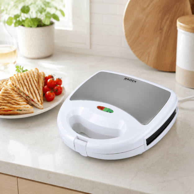 Brock SSM 1001 WH Sandwich Toaster 750W, White