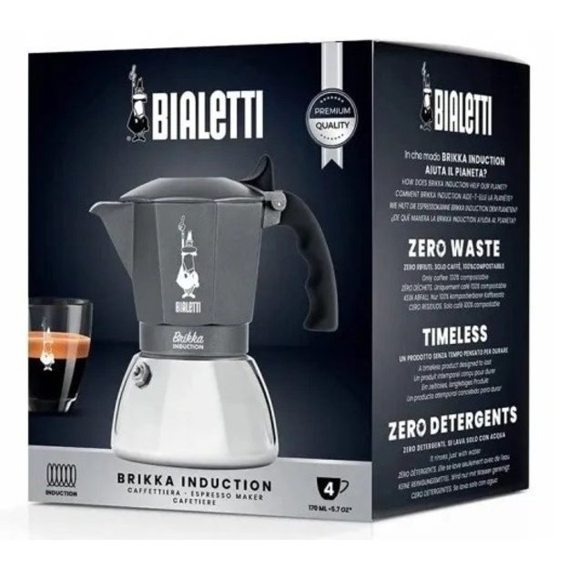 Bialetti kavinukas Brikka Induction 4 p