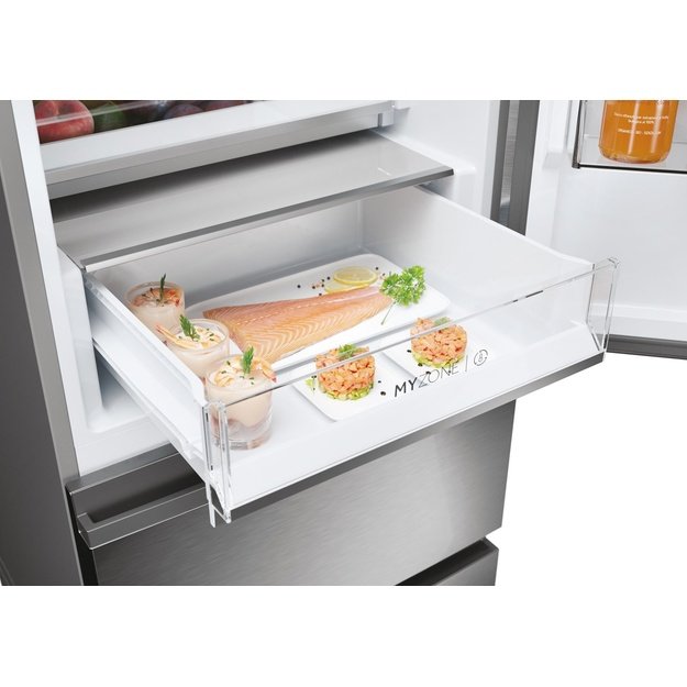 Haier 3D 60 Serie 5 HTW5620DNMG Freestanding 414 L D Silver