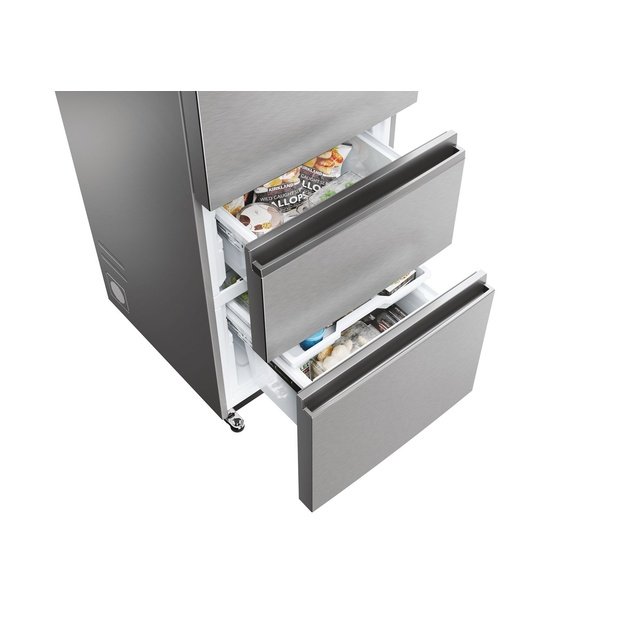 Haier 3D 60 Serie 5 HTW5620DNMG Freestanding 414 L D Silver