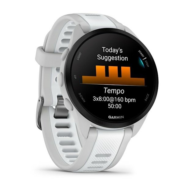 Garmin Forerunner 165 Music 3.05 cm (1.2 ) AMOLED 43 mm Digital 390 x 390 pixels Touchscreen Grey GPS (satellite)