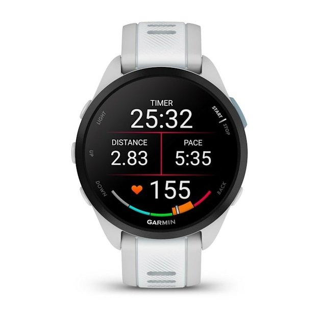 Garmin Forerunner 165 Music 3.05 cm (1.2 ) AMOLED 43 mm Digital 390 x 390 pixels Touchscreen Grey GPS (satellite)