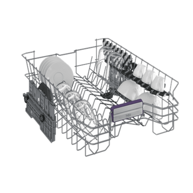 BEKO Dishwasher | BDIS38040Q | Built-in | Width 45 cm | Number of place settings 10 | Number of programs 8 | Energy efficiency c