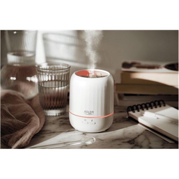 Adler | Ultrasonic aroma diffuser 3in1 | AD 7968 | Ultrasonic | Suitable for rooms up to 25 m&sup2; | White
