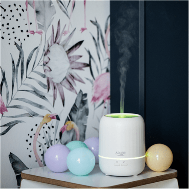 Adler | Ultrasonic aroma diffuser 3in1 | AD 7968 | Ultrasonic | Suitable for rooms up to 25 m&sup2; | White