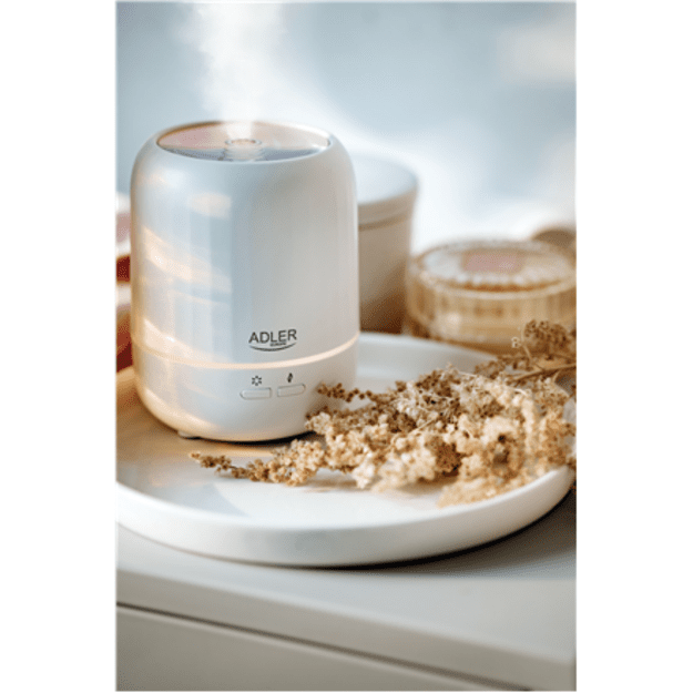 Adler | Ultrasonic aroma diffuser 3in1 | AD 7968 | Ultrasonic | Suitable for rooms up to 25 m&sup2; | White