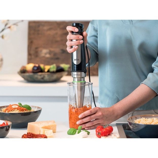Braun MQ 7025X 0.6 L Immersion blender 1000 W Black, Stainless steel