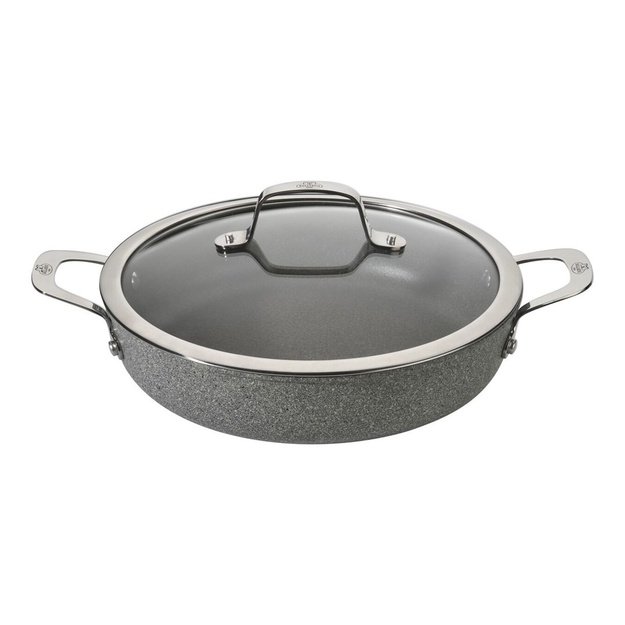 Keptuvė BALLARINI Salina Granitium gili, 2 rankenosnitowa 28 cm 75002-810-0