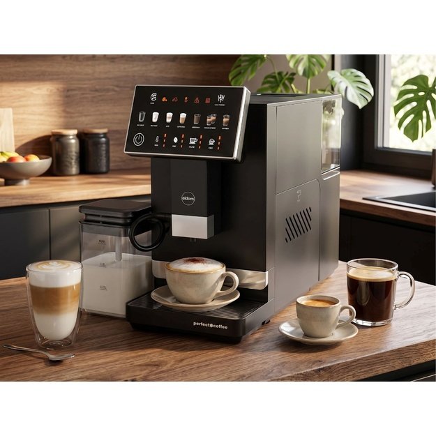 ELDOM ECA10 AUTOMATIC PRESSURE COFFEE MACHINE 7 PROGRAMS