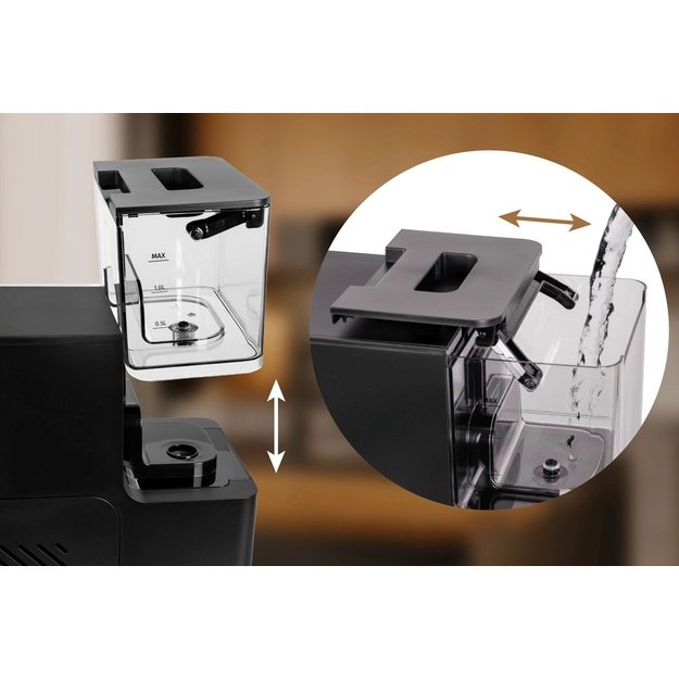ELDOM ECA10 AUTOMATIC PRESSURE COFFEE MACHINE 7 PROGRAMS