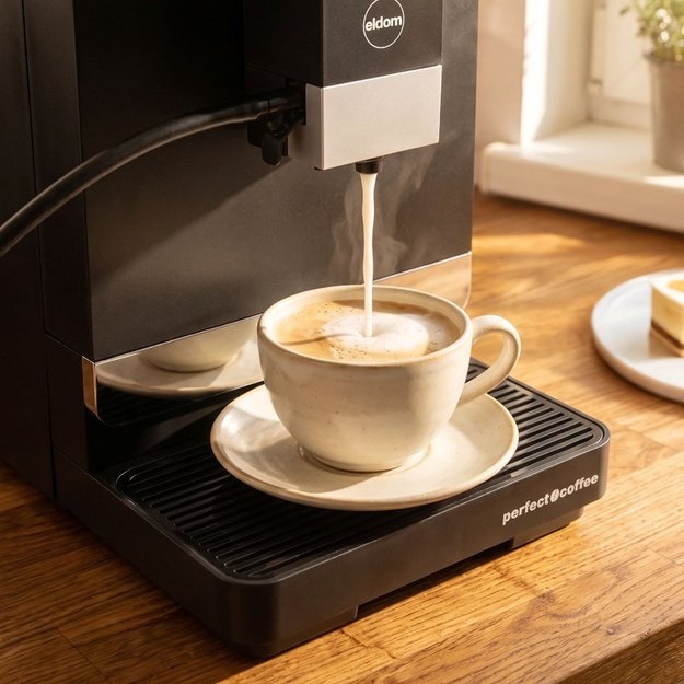ELDOM ECA10 AUTOMATIC PRESSURE COFFEE MACHINE 7 PROGRAMS