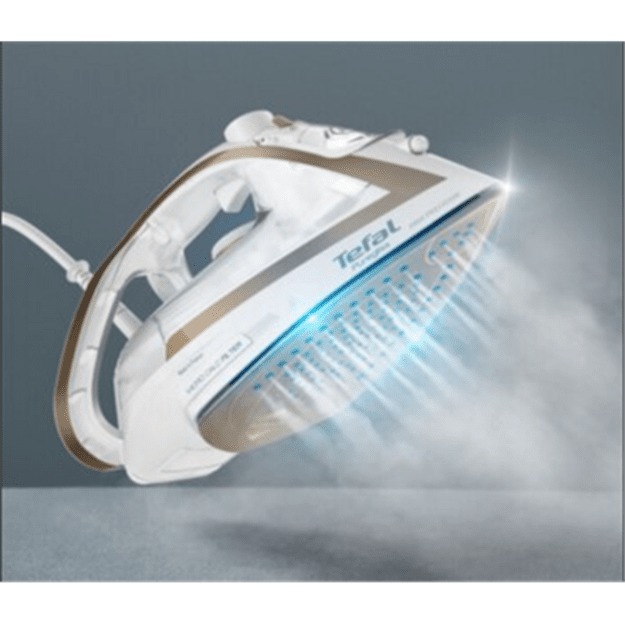 Tefal Puregliss FV8042 Dry and Steam iron Durilium AirGlide Autoclean soleplate 3000 W Bronze, White