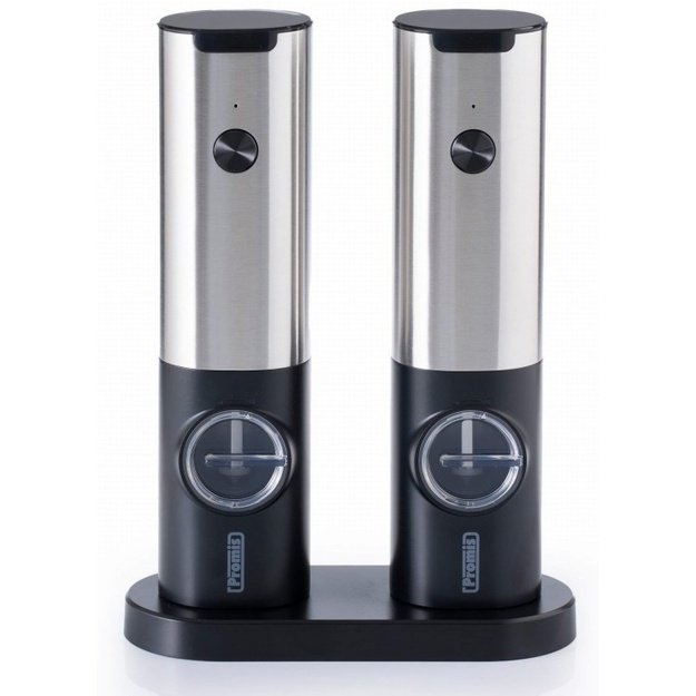 PROMIS Set of pepper and salt mills with stand MP36X2