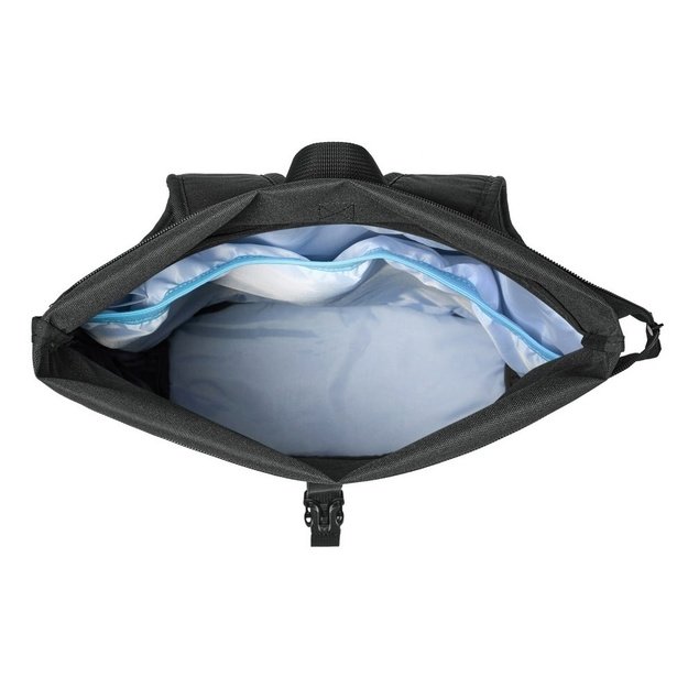 Rivacase Gremio backpack City backpack Black Polyester, Recycled polyethylene terephthalate (rPET)