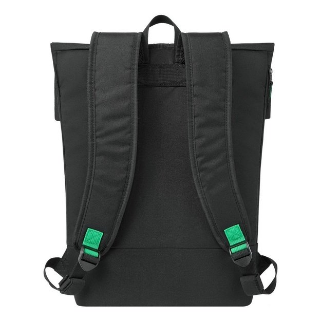 Rivacase Gremio backpack City backpack Black Polyester, Recycled polyethylene terephthalate (rPET)