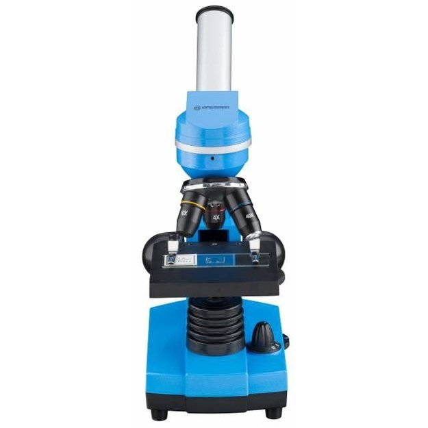 A bright microscope for children. Experiment kit included. Magnification: 40-1600x