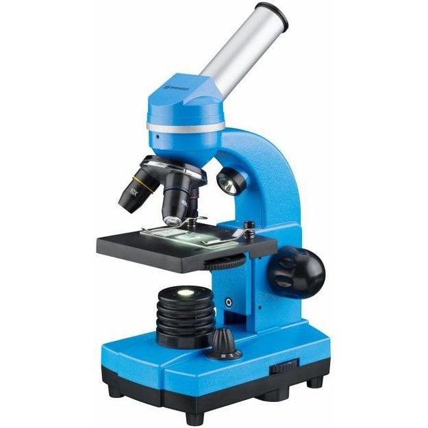 A bright microscope for children. Experiment kit included. Magnification: 40-1600x