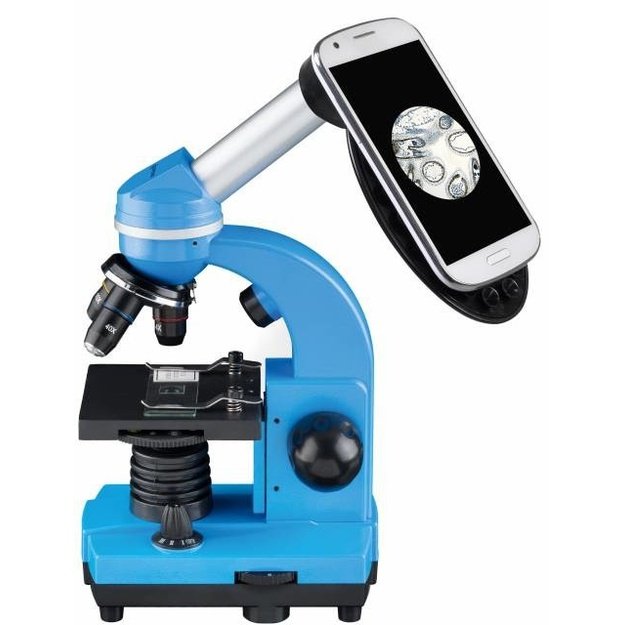 A bright microscope for children. Experiment kit included. Magnification: 40-1600x