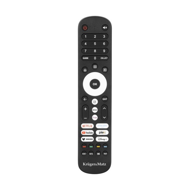 Kr&uuml;ger and Matz KM0224-V3 24  HD Smart TV Wi-Fi Black