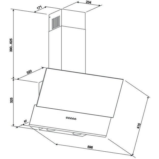 Gartraukis Eleyus DNL L 14 150 60 BL (60 cm, 700 M&sup3;/H)