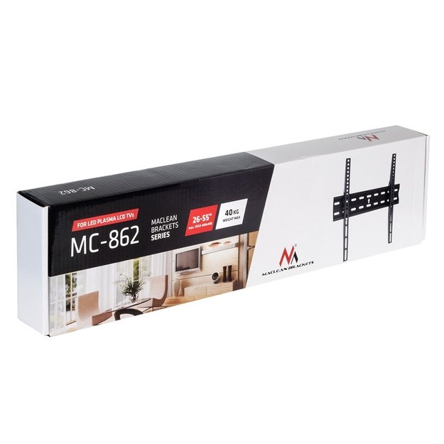 Mount wall for TV Maclean MC-862 (Wall, 26  - 55 , max. 40kg)