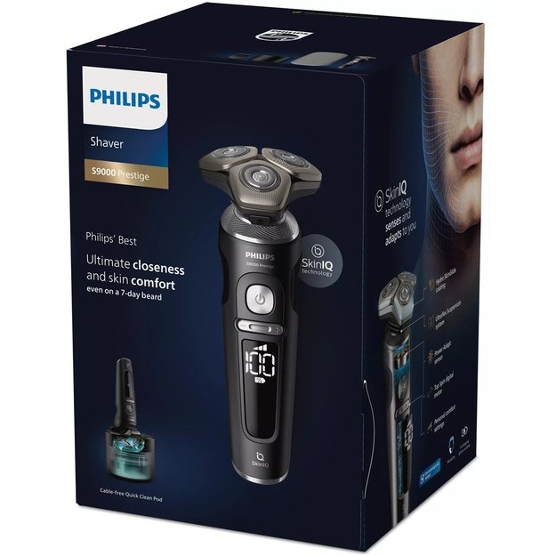 Philips Shaver S9000 Prestige SP9840/32 men s shaver Rotation shaver Trimmer Grey