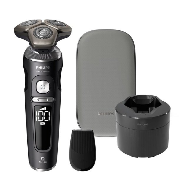 Philips Shaver S9000 Prestige SP9840/32 men s shaver Rotation shaver Trimmer Grey