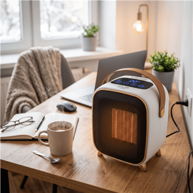 Adler Fan Heater | AD 7762 | Ceramic | 1000 W | Number of power levels 2 | White