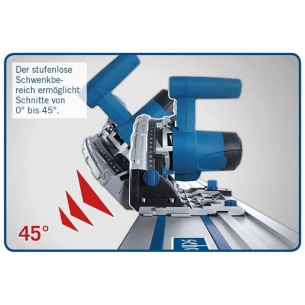 Scheppach PL55 16 cm Black, Blue, Silver 9500 RPM 1200 W 3