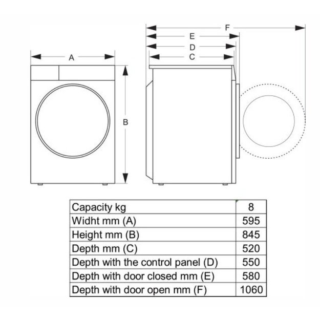 HISENSE DH3S802BW3