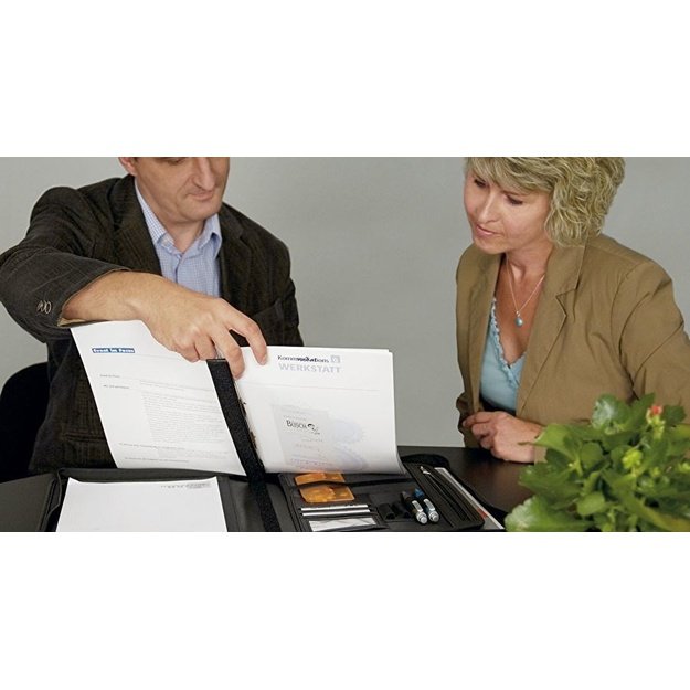 Wedo 58 5001 personal organizer Leather, Nylon Black