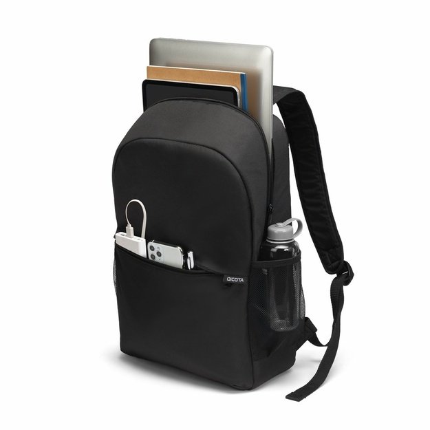 DICOTA D32086-RPET backpack Casual backpack Black Polyester, Polyethylene terephthalate (PET)