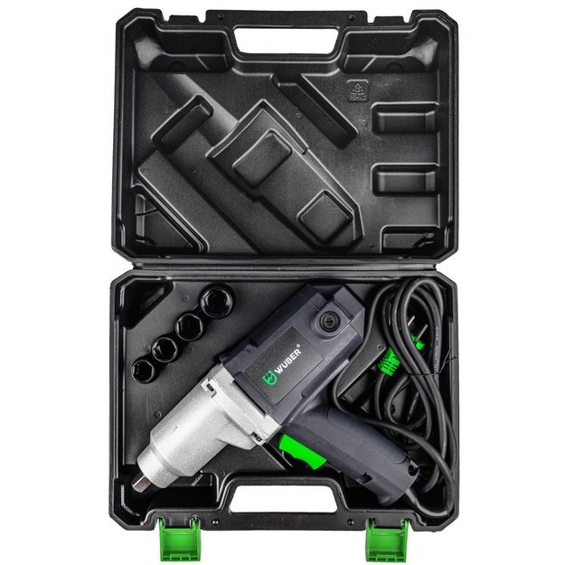 WUBER W33250 electric impact wrench 800 Nm 1/2  for wheels with case
