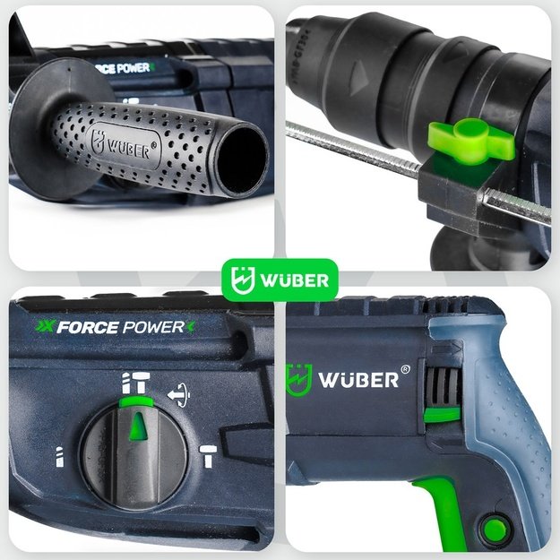 WUBER W28920 rotary hammer 4J 2500W