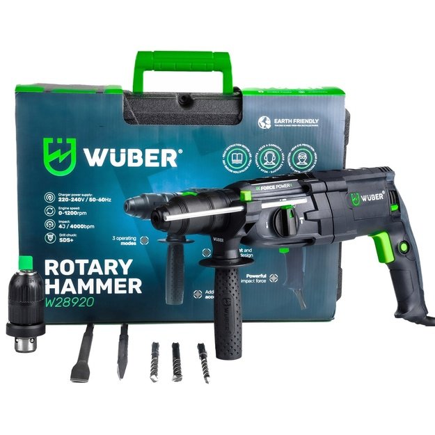 WUBER W28920 rotary hammer 4J 2500W
