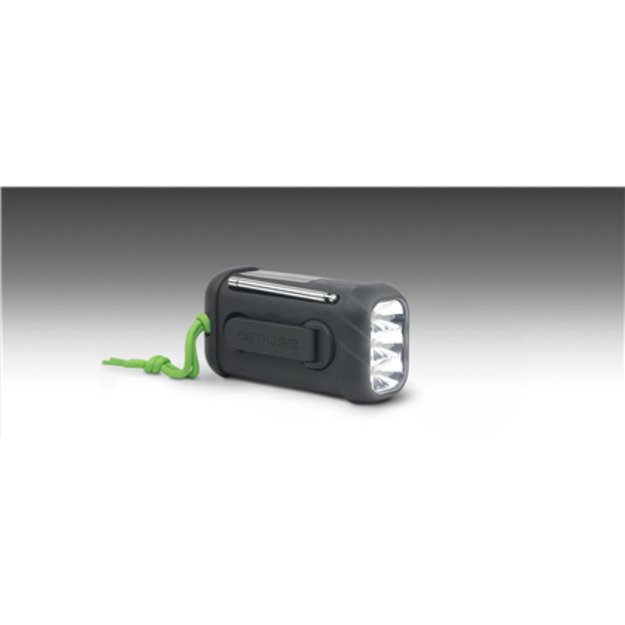 Muse | Portable Solar Radio with Crank and Flashlight | MH-08 MB | AUX in | Bluetooth | FM radio 1