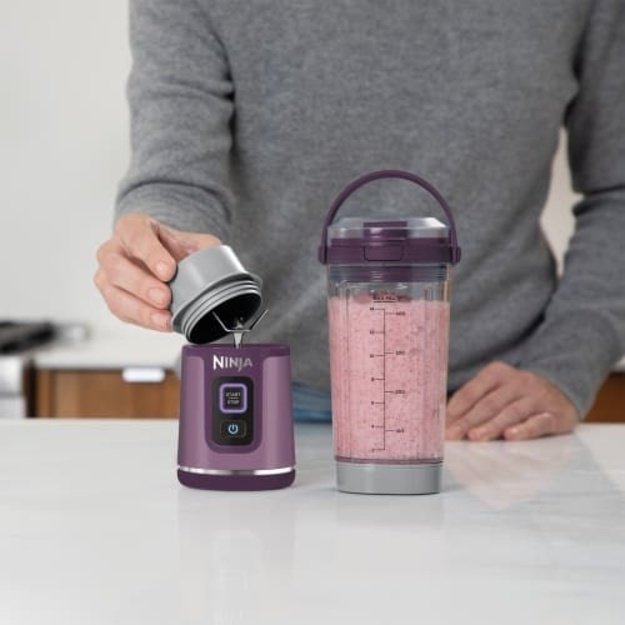 Ninja BC151EUPR blender Portable blender Purple, Transparent