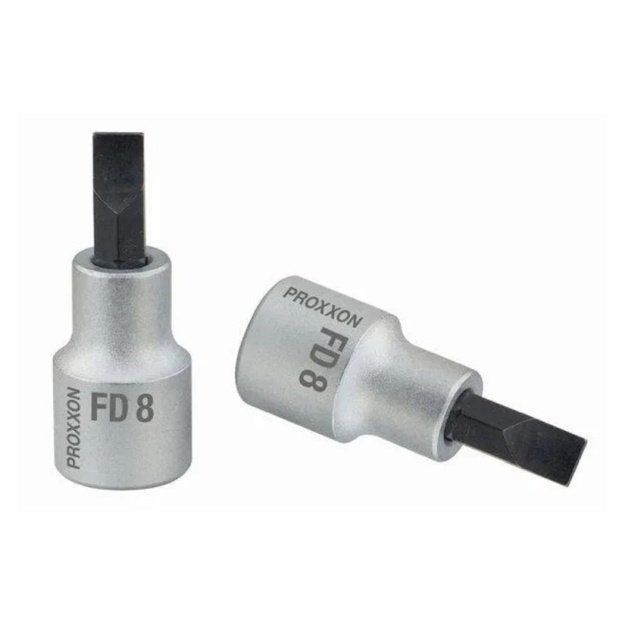 1/2&quot  Galvutė su plok&scaron;čiu antgaliu PROXXON FD 8mm
