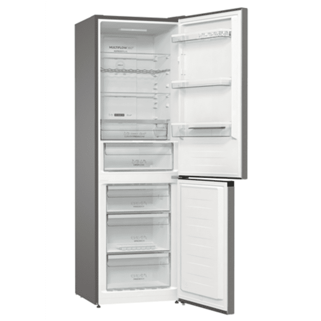 Gorenje NRK6192AXL4 fridge-freezer Freestanding 300 L E Grey